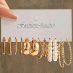 Shining Diva Fashion 18 Pairs Combo Earring Set Latest Stylish Western Earrings for Women and Girls